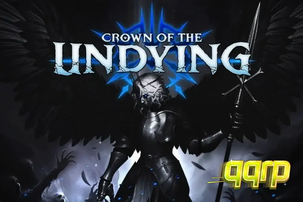 Tampilan visual gelap dan gotik dari slot Crown of the Undying