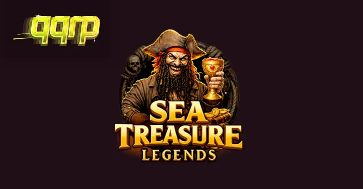 Tampilan visual slot Sea Treasures Legend dengan tema bajak laut